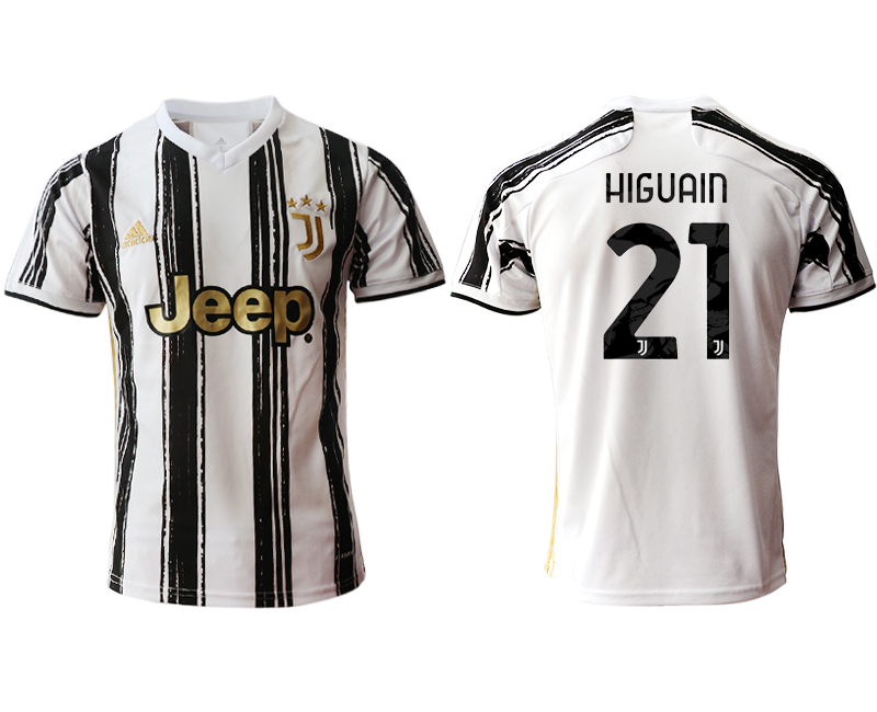 Men 2020-2021 club Juventus home aaa version #21 white Soccer Jerseys